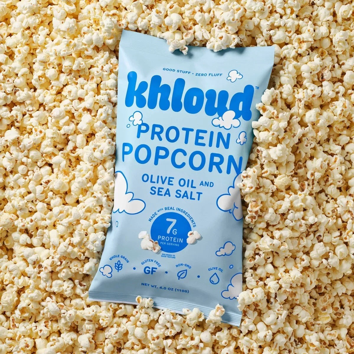 Olive Oil & Sea Salt Protein Popcorn
