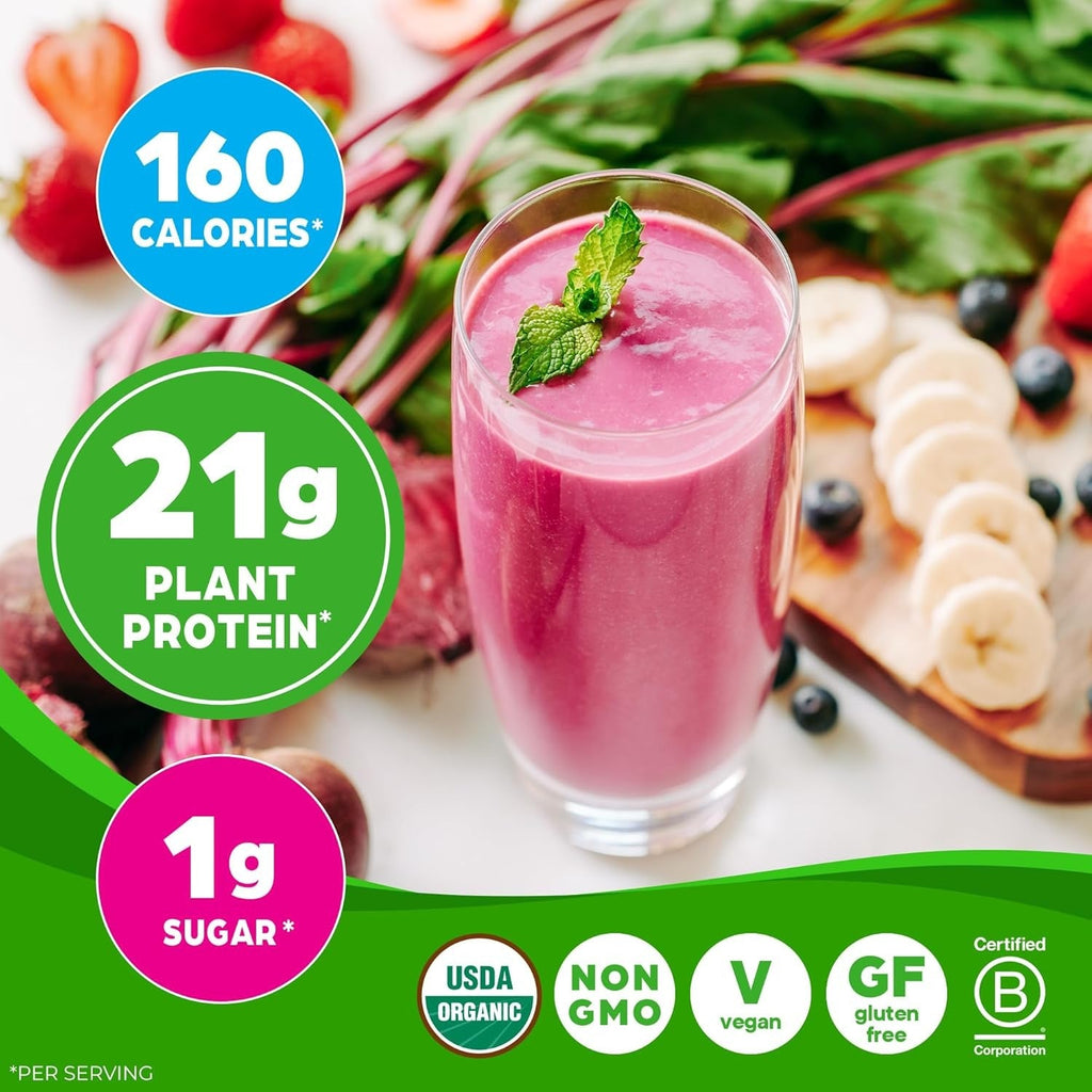 Organic Protein And Superfoods Plant Based Protein Powder - Vanilla Bean