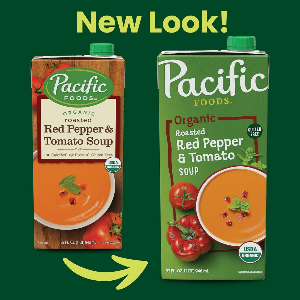 Organic Roasted Red Pepper & Tomato Creamy Soup