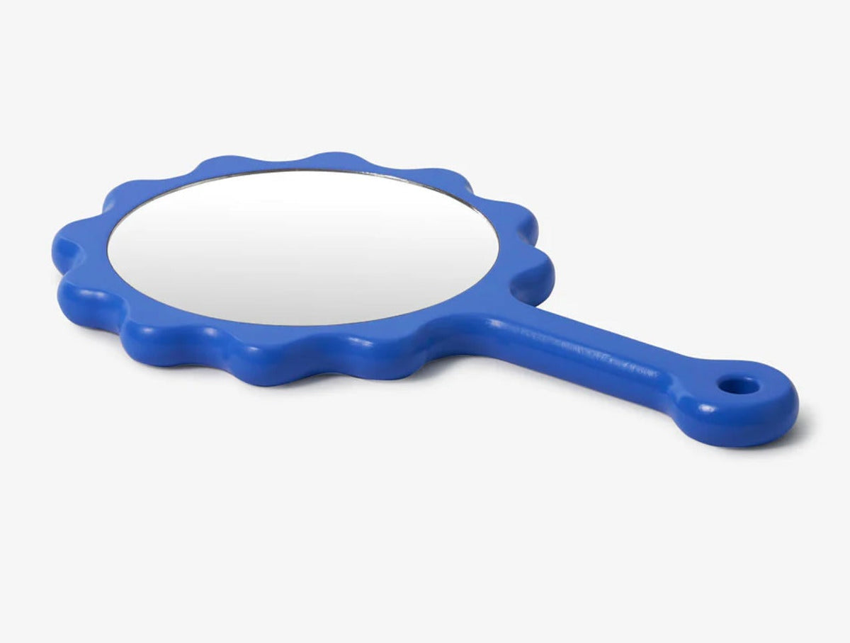 Sunflower Hand Mirror - Blue