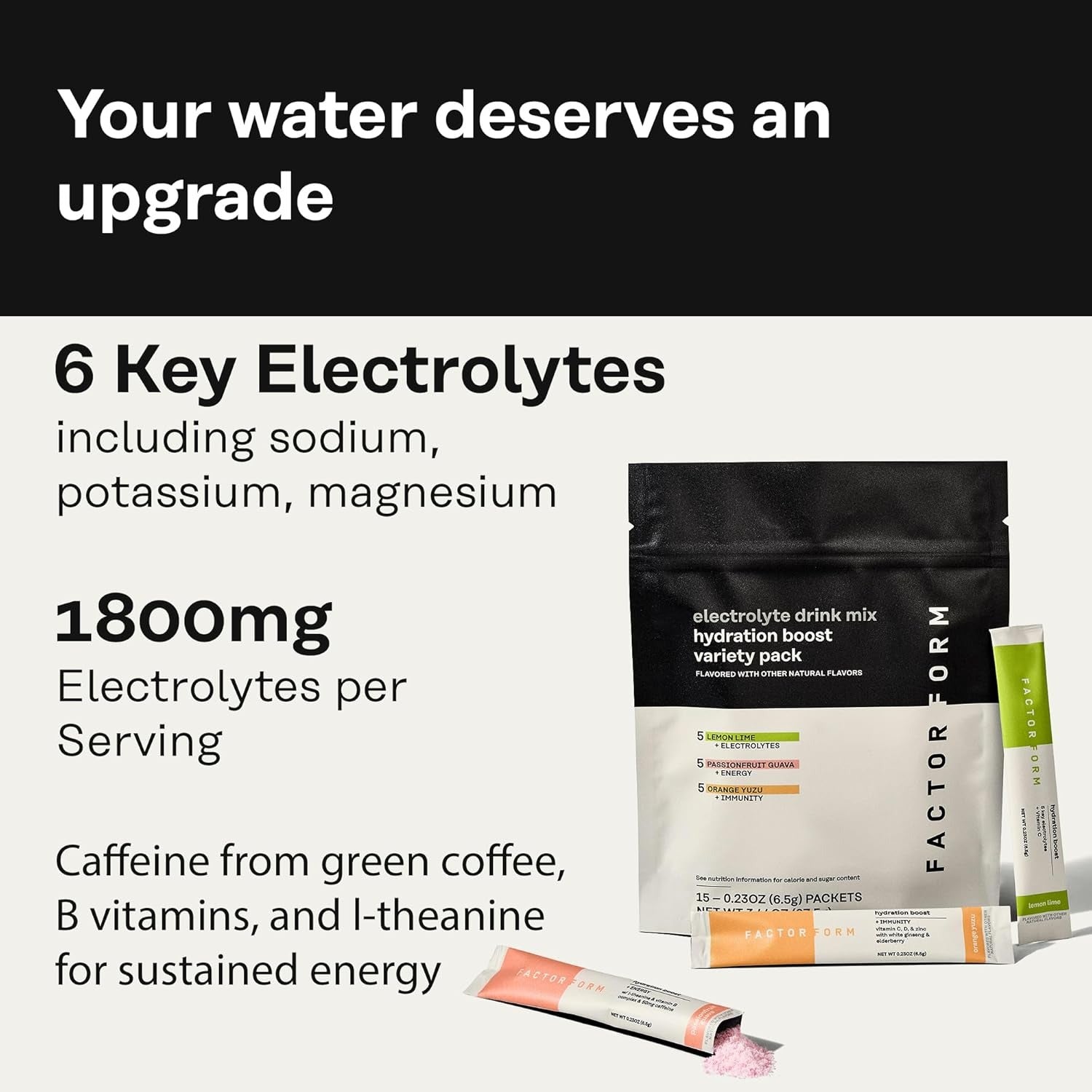 Hydration Boost Electrolyte Powder - Variety Pack (15 Packets)