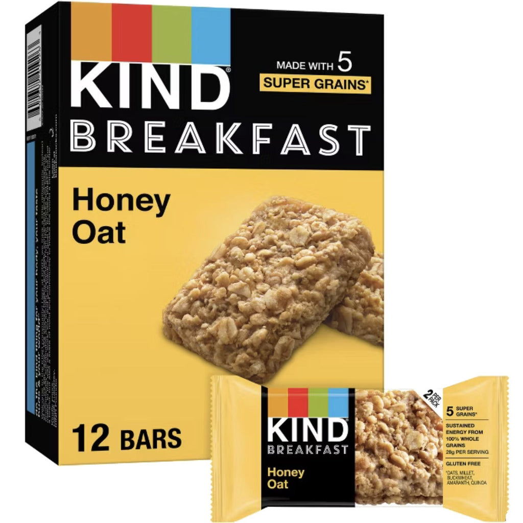 Honey Oat Breakfast Bars (12 CT)