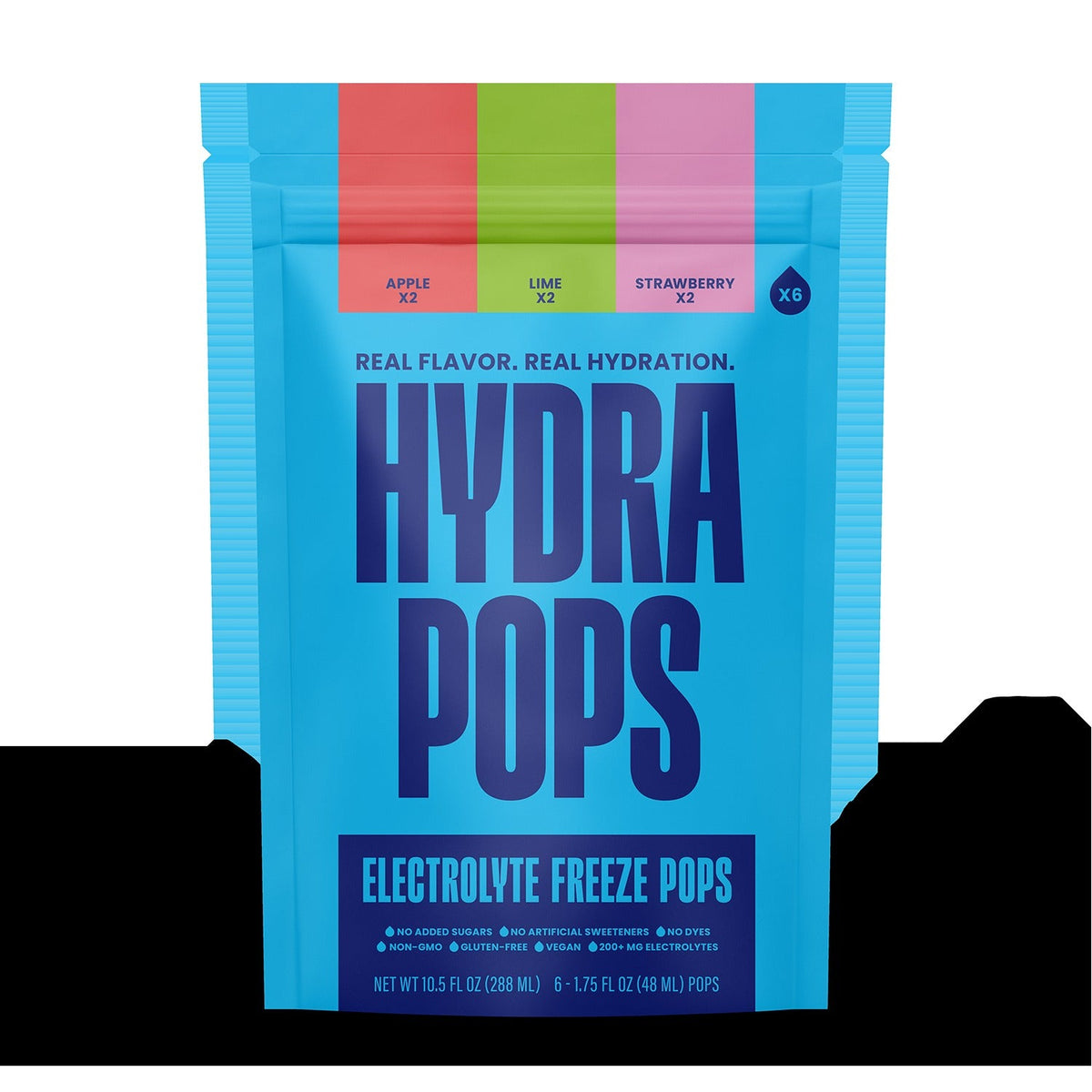 Hydra Pops Variety Pack Electrolyte Freeze Pops (6 CT)
