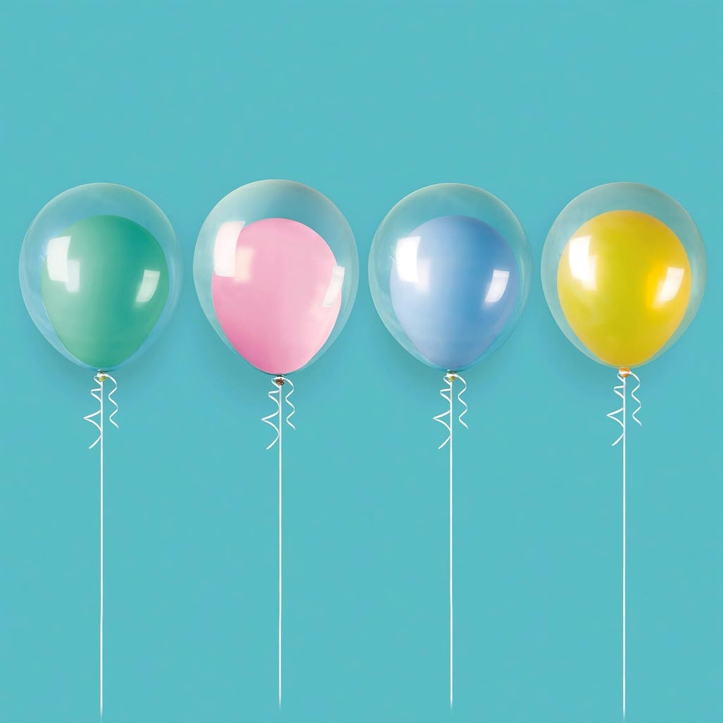 Pastel Double Stuffed Latex Balloon Bouquet Kit (12 CT)