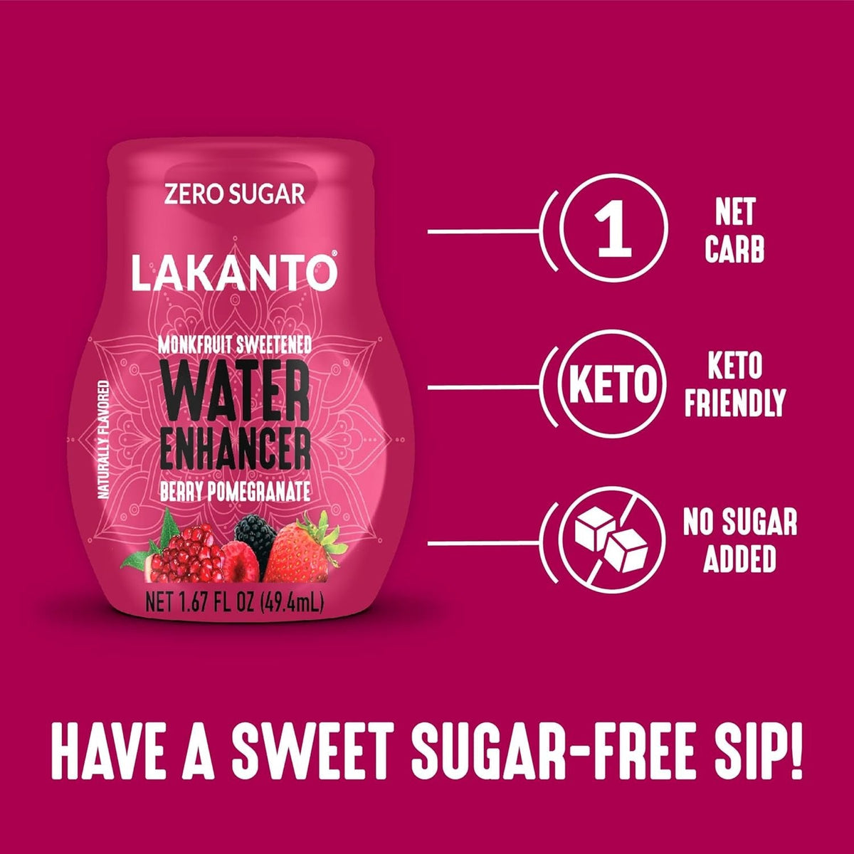 Berry Pomegranate Water Enhancer - No Sugar