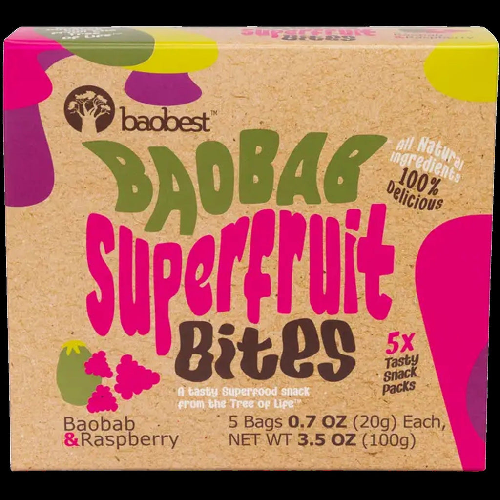 Baobab Superfruit Bites- Raspberry (5 CT)