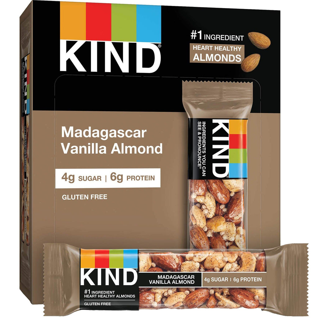 Madagascar Vanilla Almond Bar (12 Pack)