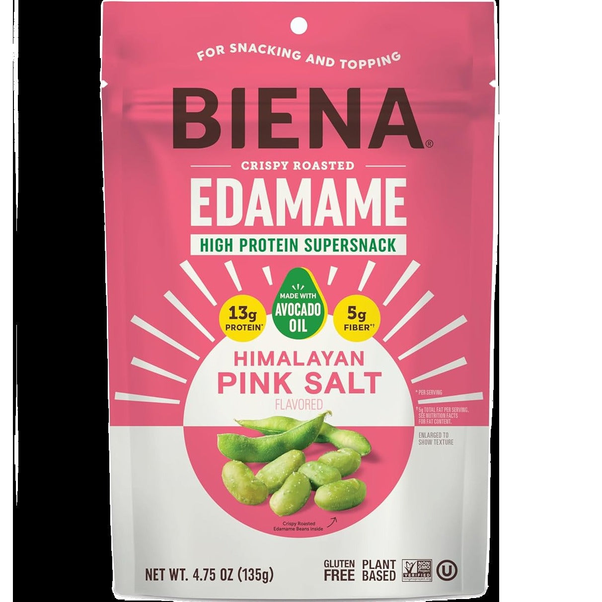 Himalayan Pink Salt Edamame