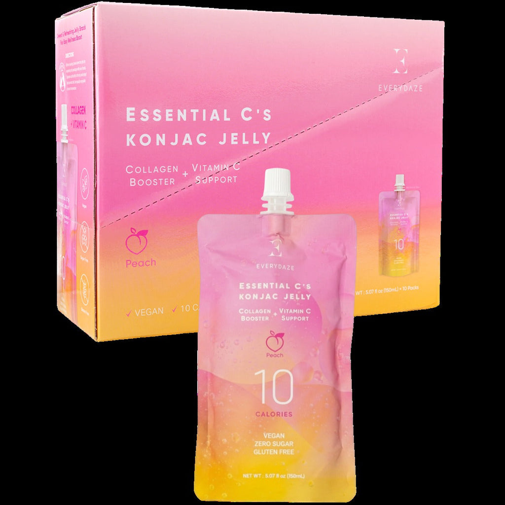 Essential C's Konjac Jelly - Peach (10 CT)