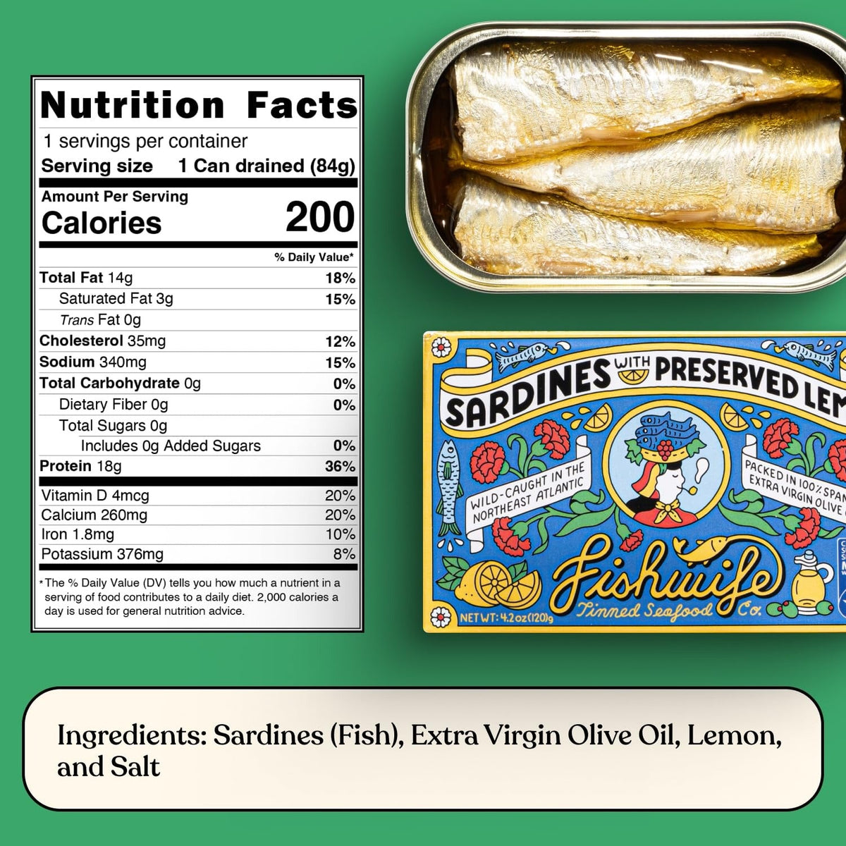 Sardines With Preserved Lemon