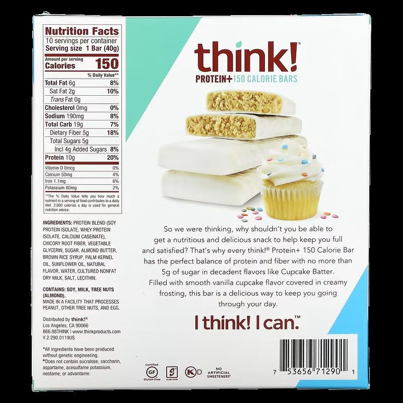 Cupcake Batter Protein Bar (10 CT)