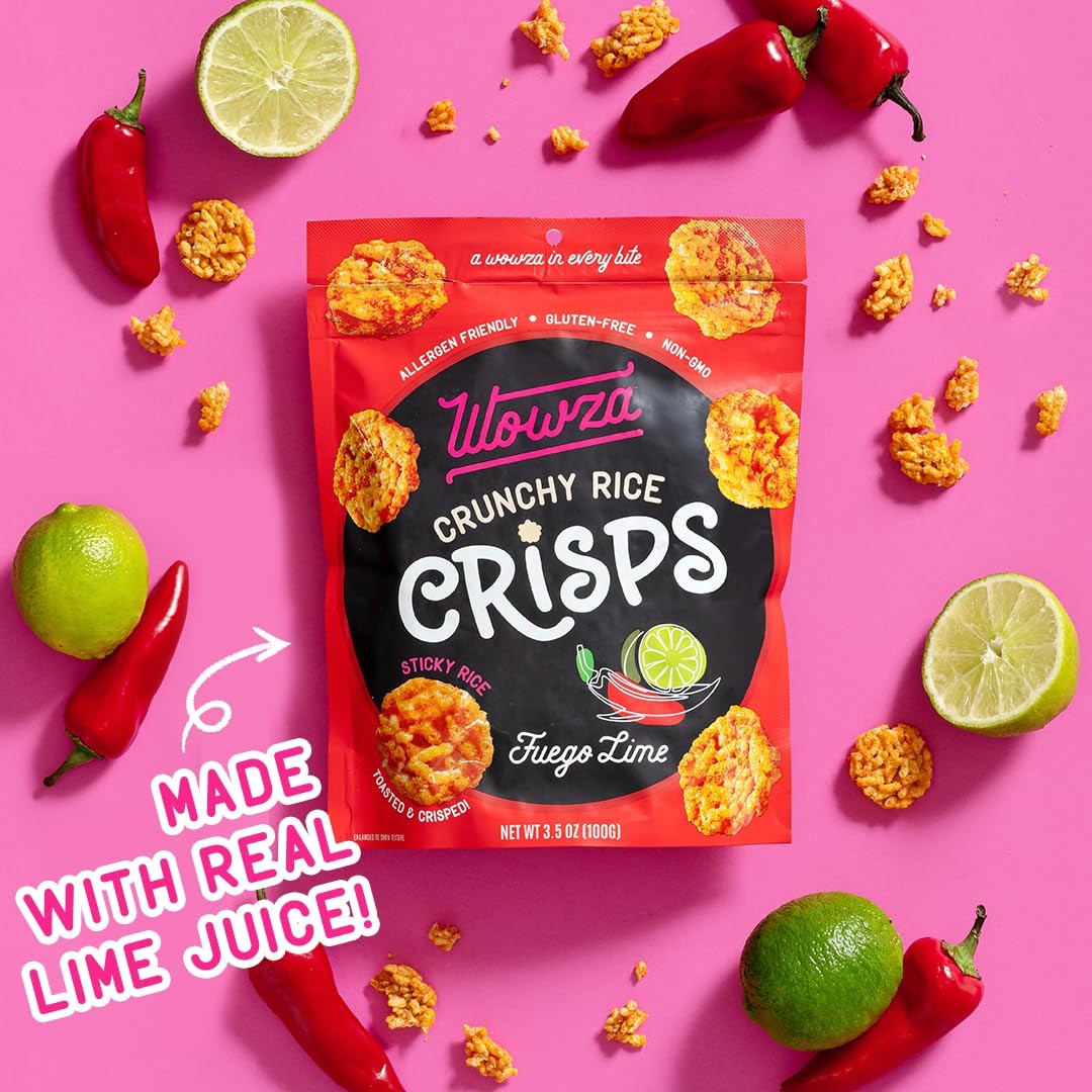Fuego Lime Crunchy Rice Crisps