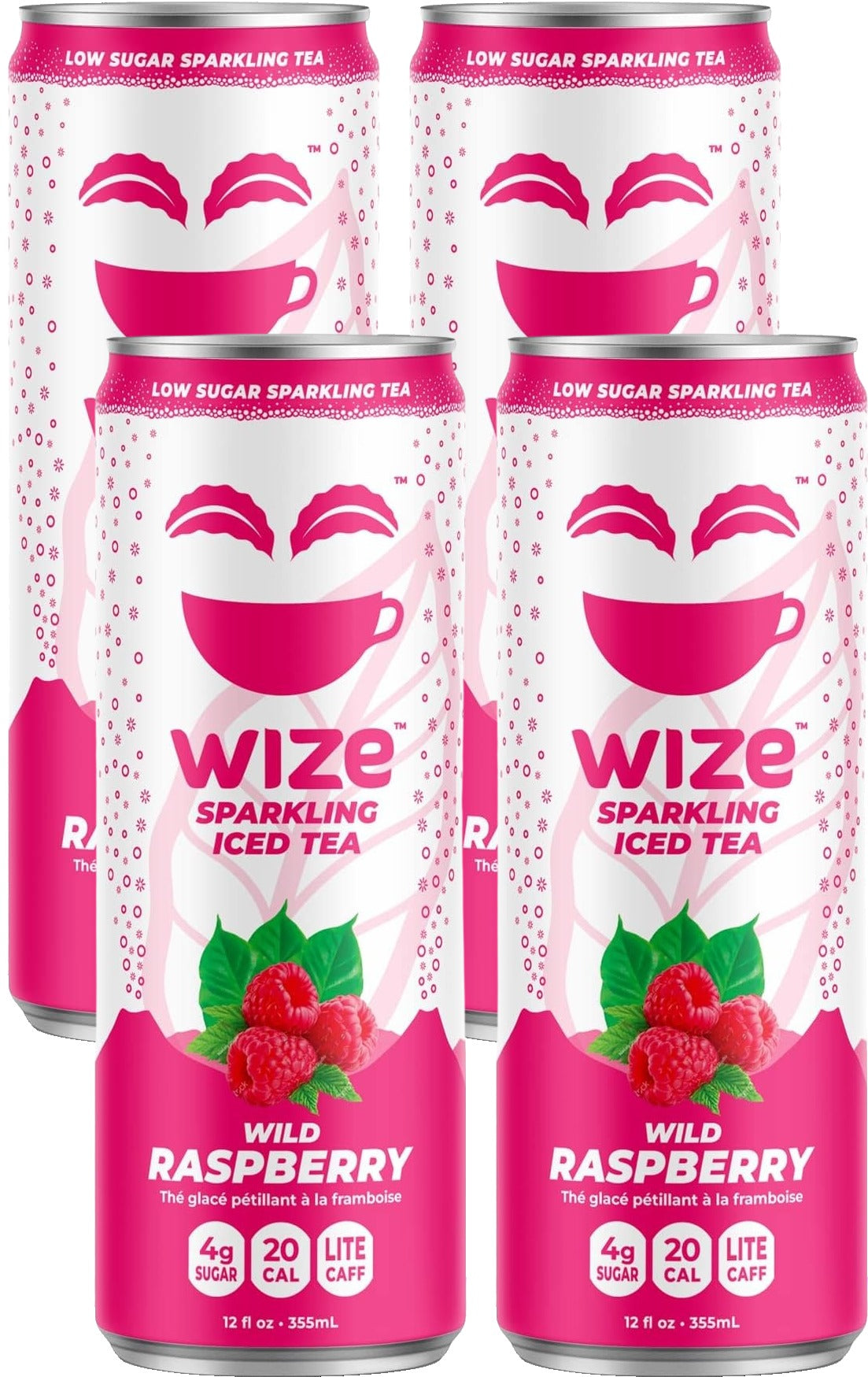 Raspberry Sparkling Ice Tea (4 Pack)
