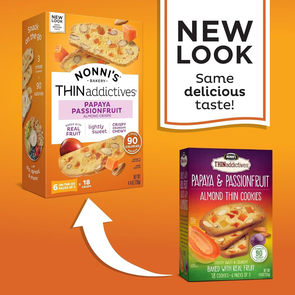 Papaya Passionfruit Almond Cookies (6 CT)