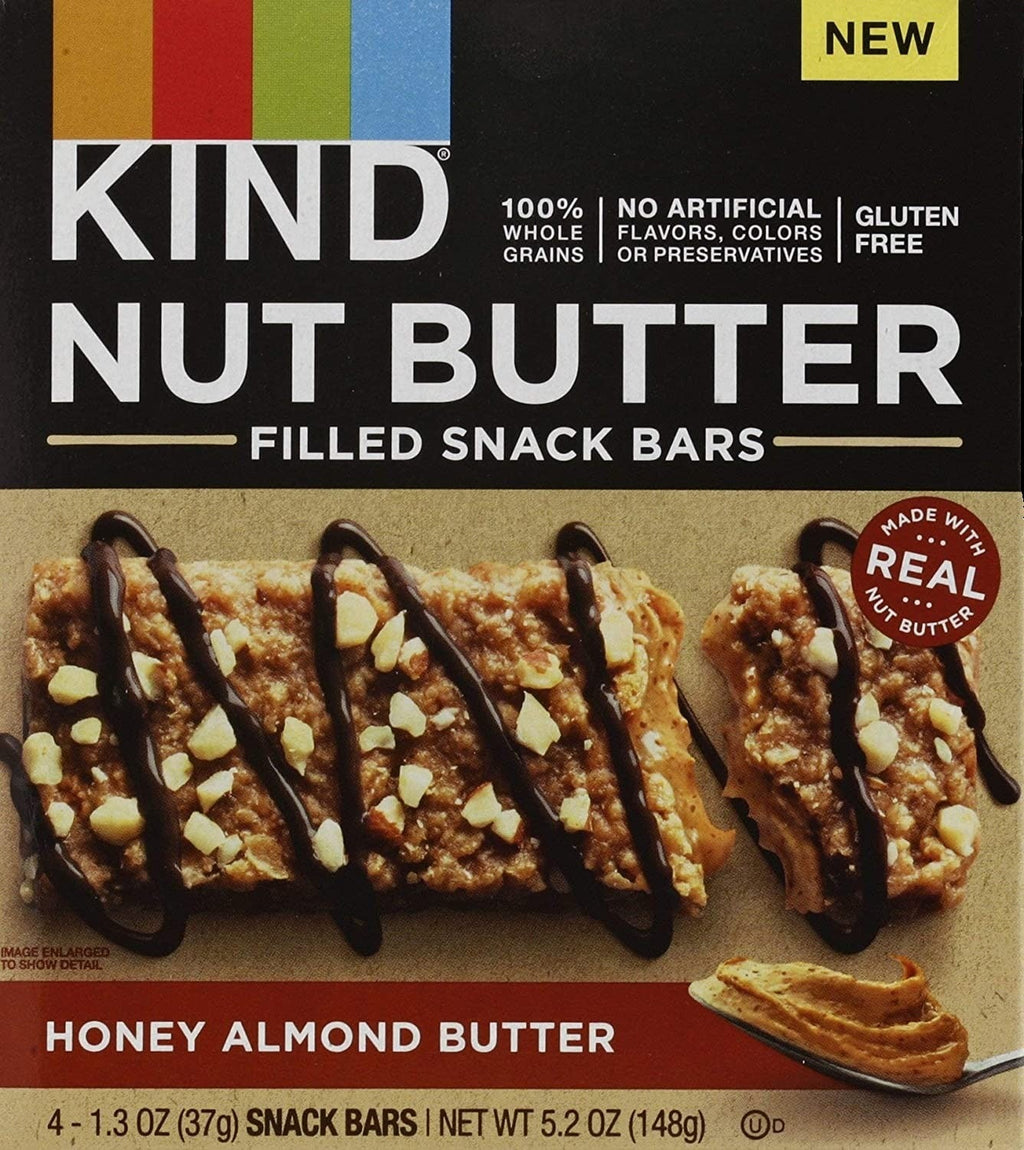 Honey Almond Butter Filled Snack Bars
