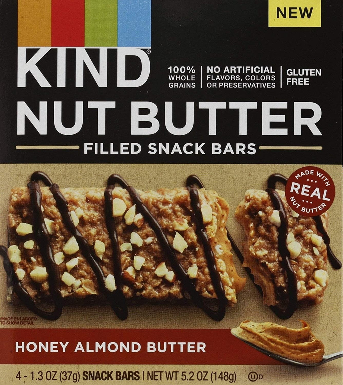 Honey Almond Butter Filled Snack Bars