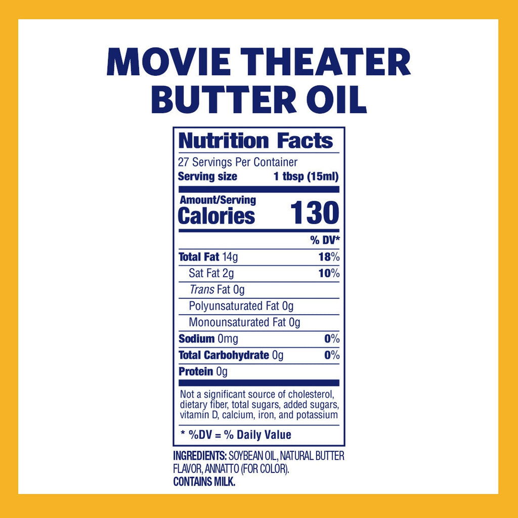 Butter Flavor Popcorn Oil