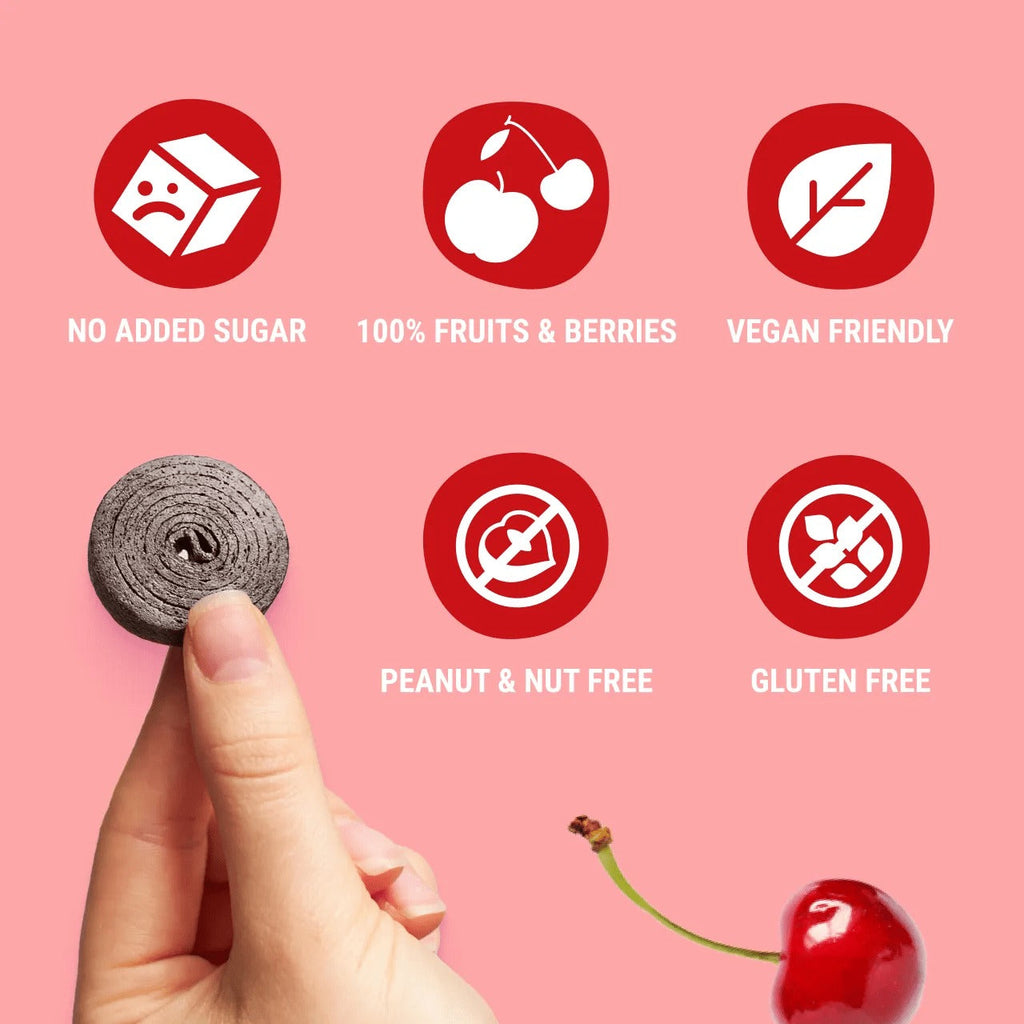 Apple Sour Cherry Fruit Rolls (10 CT)