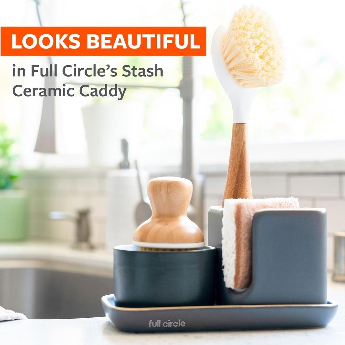 Natural Scrubber Sponge Duo Set (6 Pack)