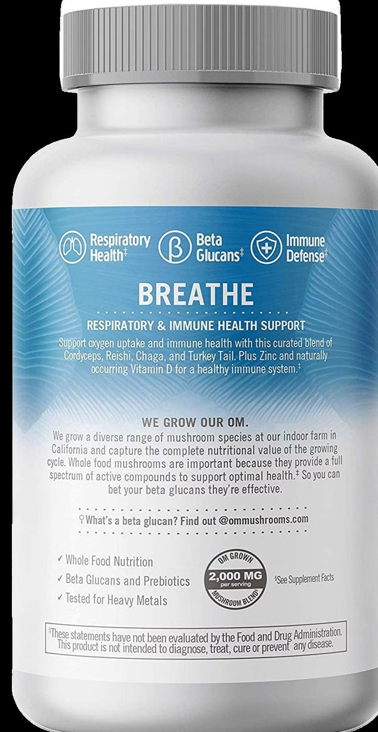 Breathe Mushroom Superfood Capsules