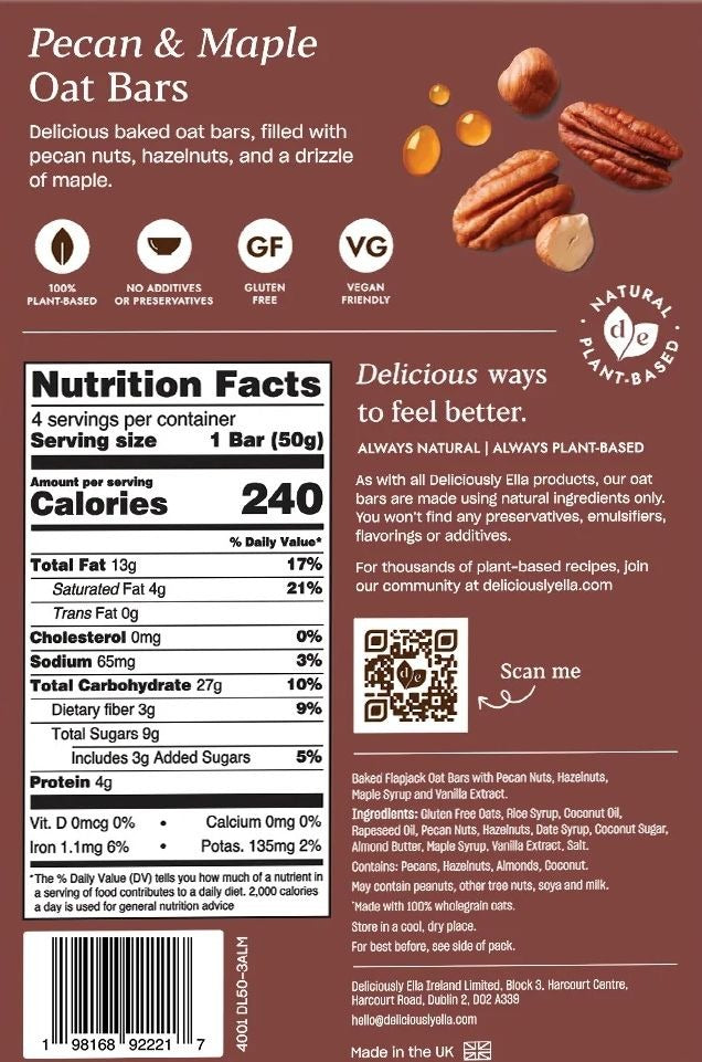 Pecan and Maple Oat Multipack (4 CT)