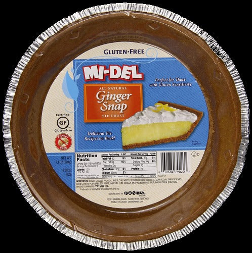 Gluten Free Ginger Snap Pie Crust