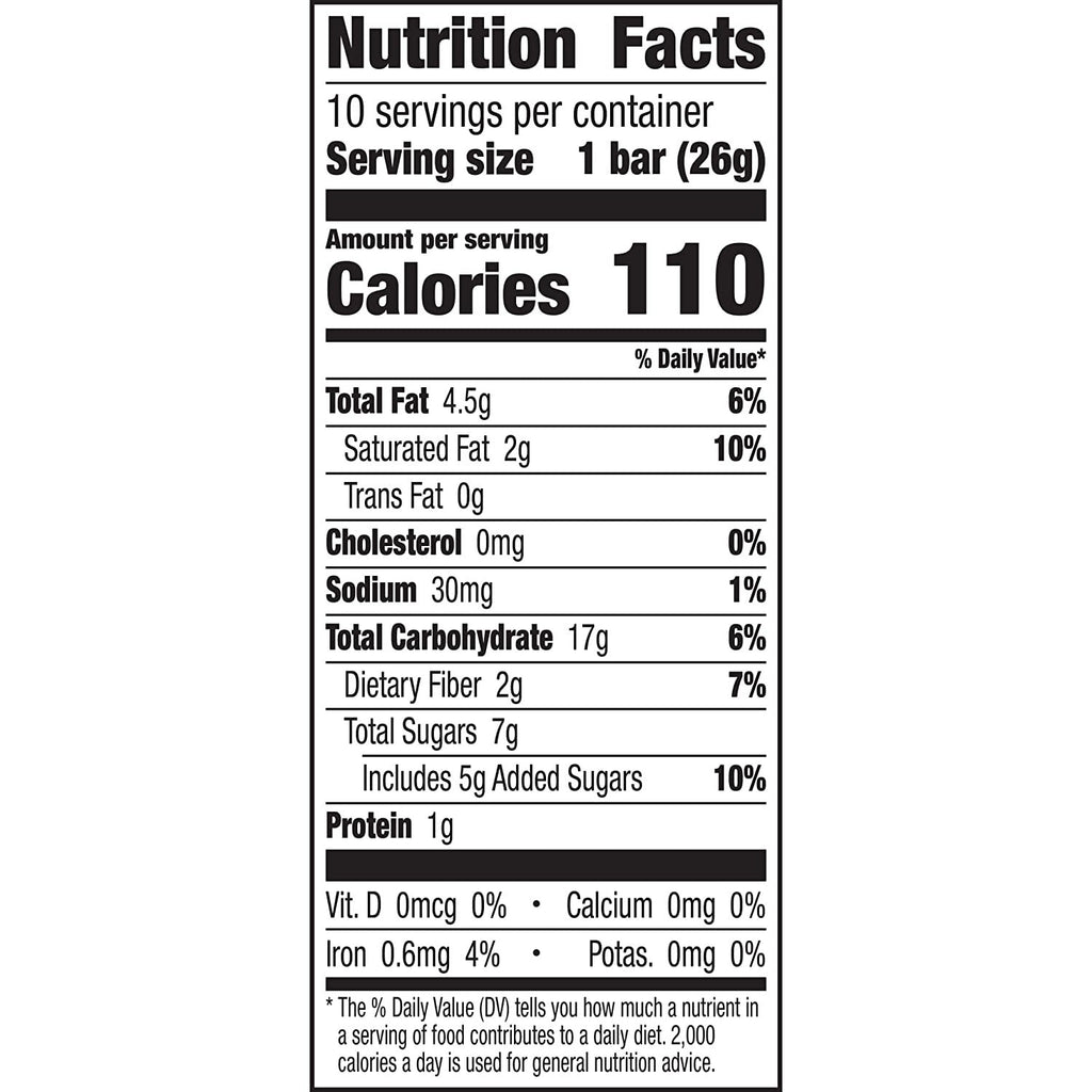 Organic Caramel Dipped Granola Bars (10 Count)