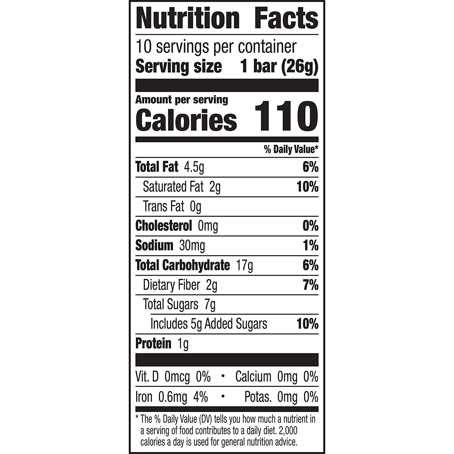 Organic Caramel Dipped Granola Bars (10 Count)