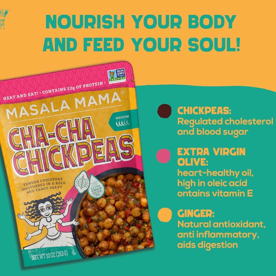 Cha-Cha Chickpeas - Heat And Eat (2 Pack)