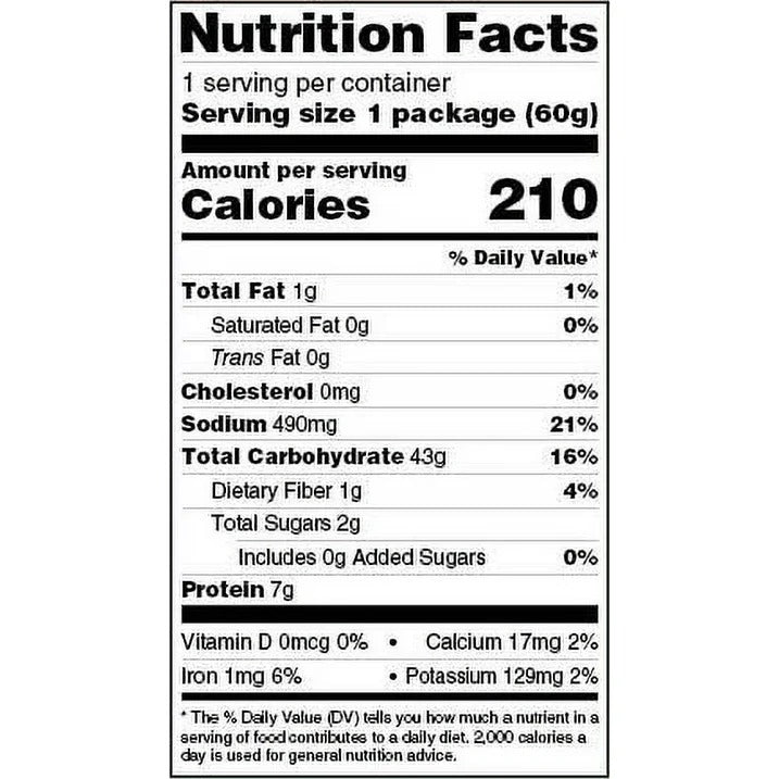 Reduced Sodium Asian Vegetable Ramen (12 Pack)