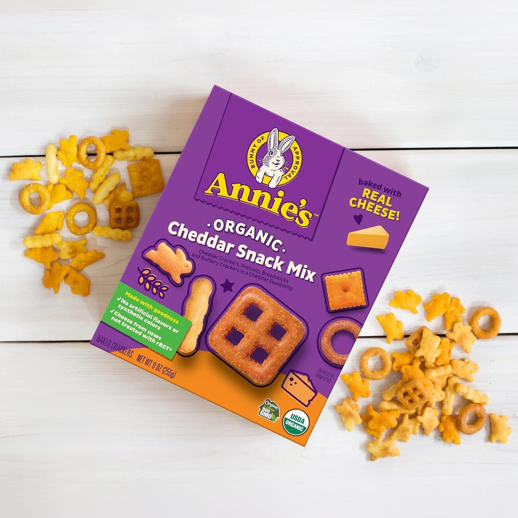 Cheddar Snack Pretzels Snack Mix with Real Cheese