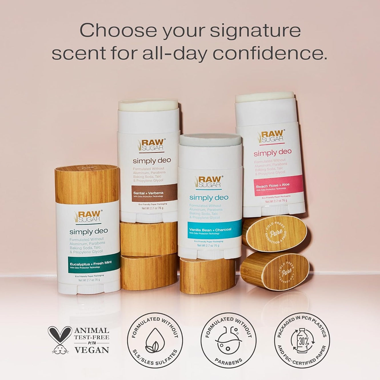 Simply Deo - Santal + Verbena Aluminum-Free Deodorant