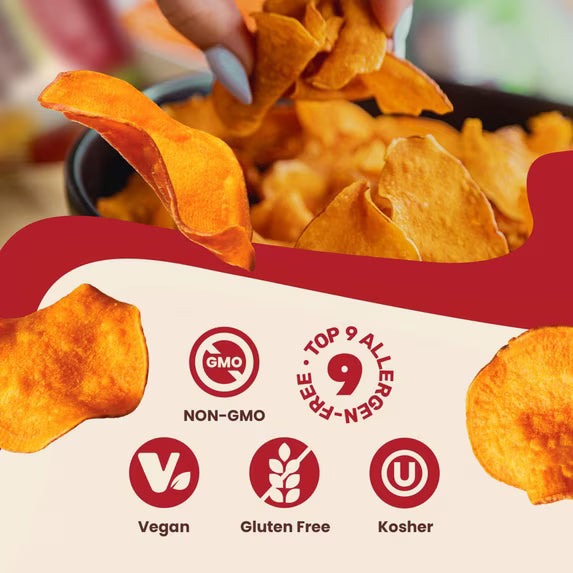 Avocado Oil Spicy Jalapeno Sweet Potato Chips
