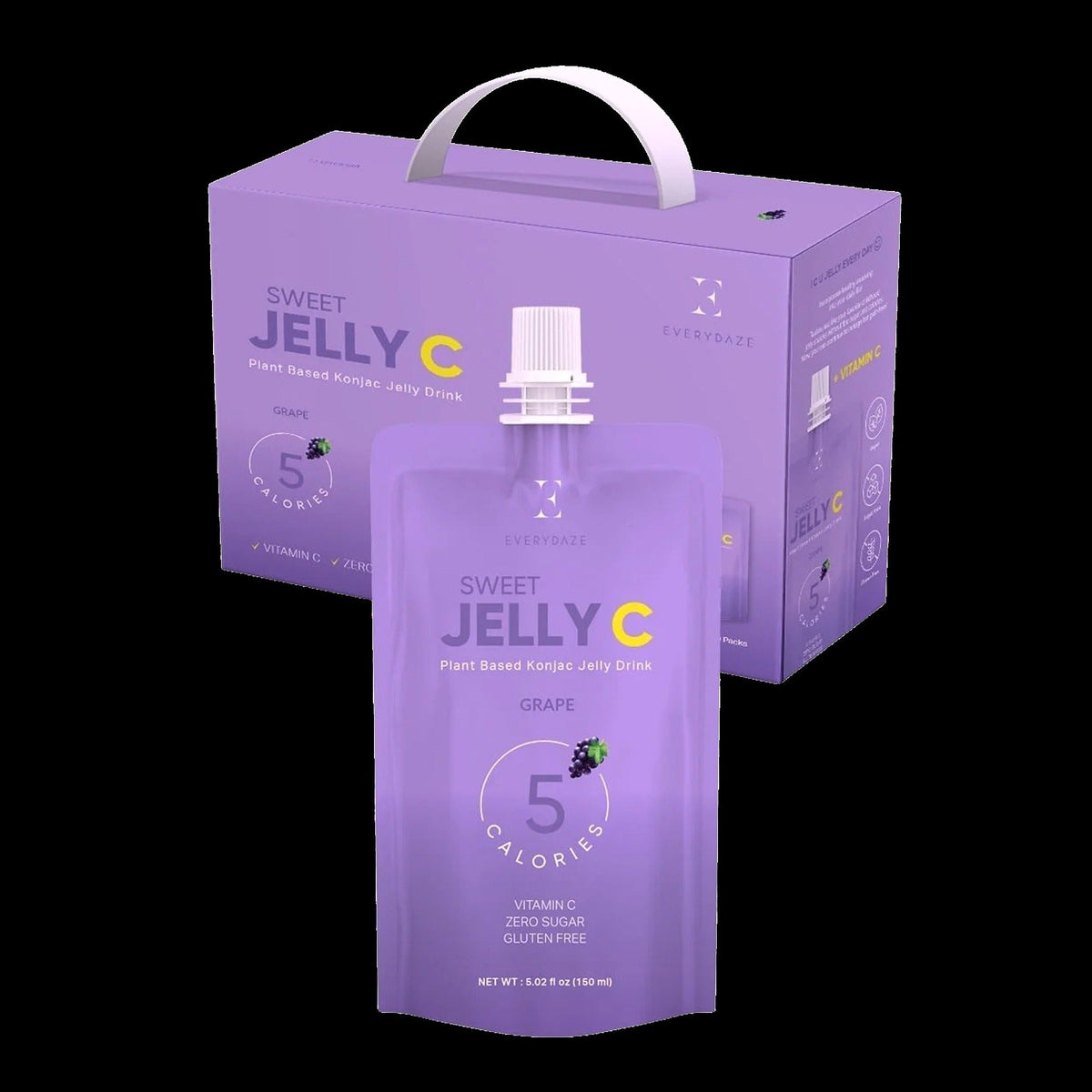 Sweet Jelly C Konjac Jelly - Grape (10 Pack)