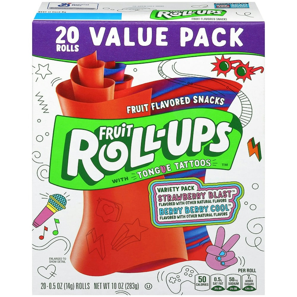 Fruit Roll-Ups Strawberry And Berry Berry Cool (20 CT)