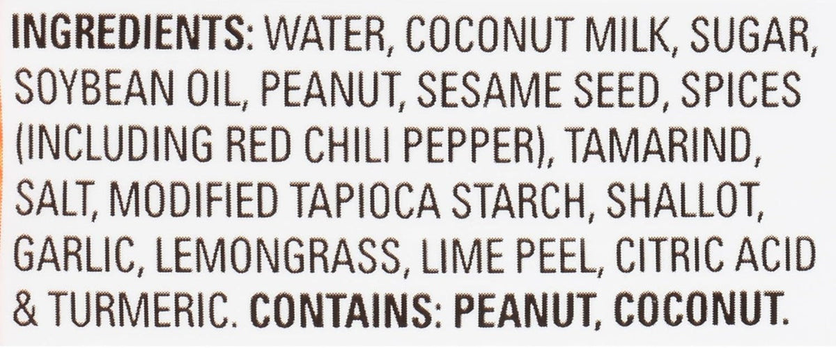 Peanut Satay Sauce