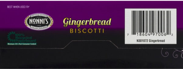 Gingerbread Biscotti