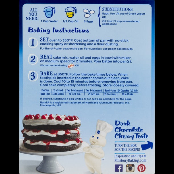 Dark Chocolate Cake Mix