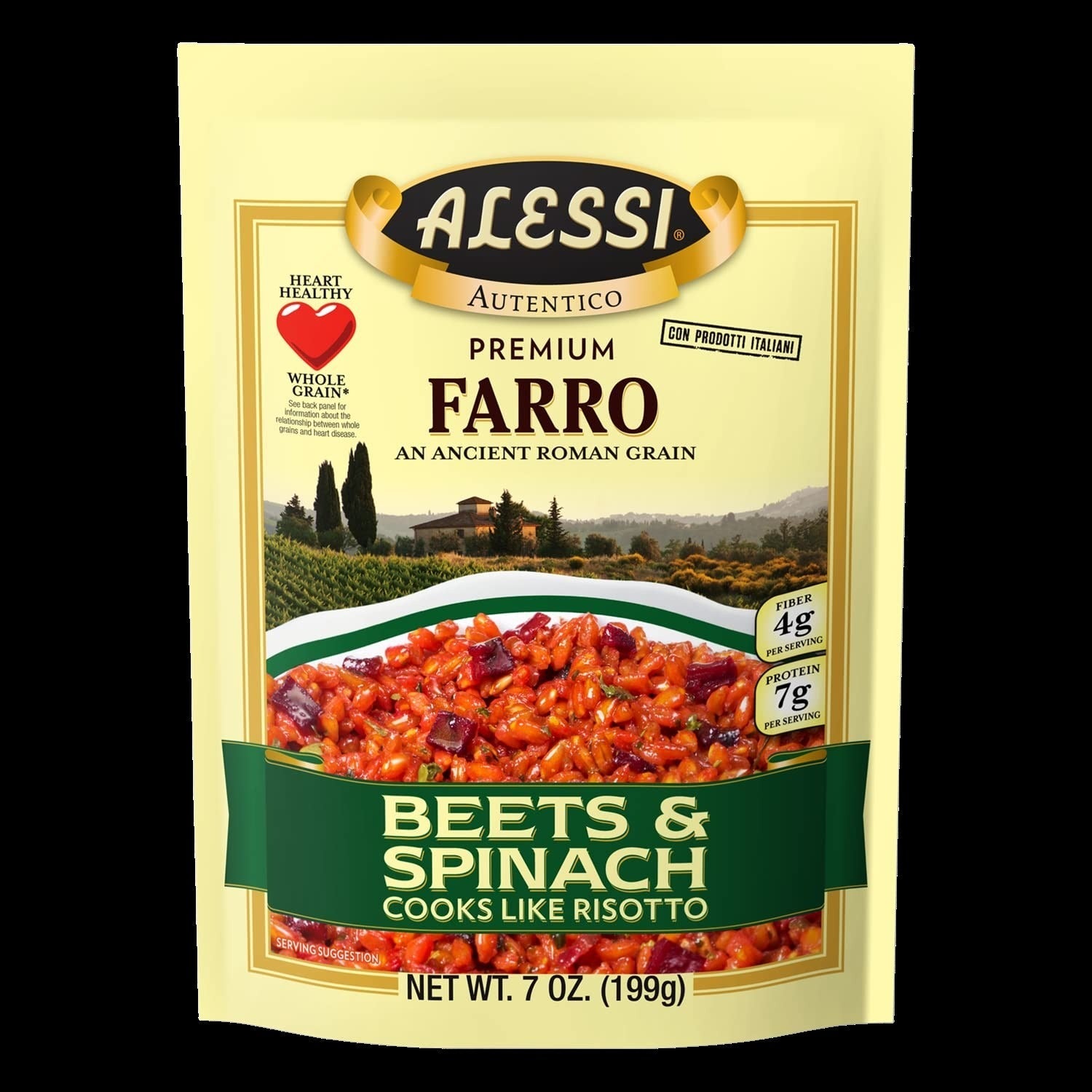 Farro Beets & Spinach Risotto