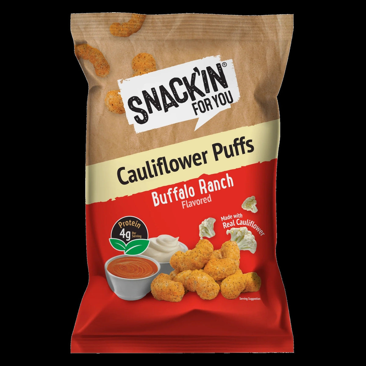 Buffalo Ranch Cauliflower Puffs