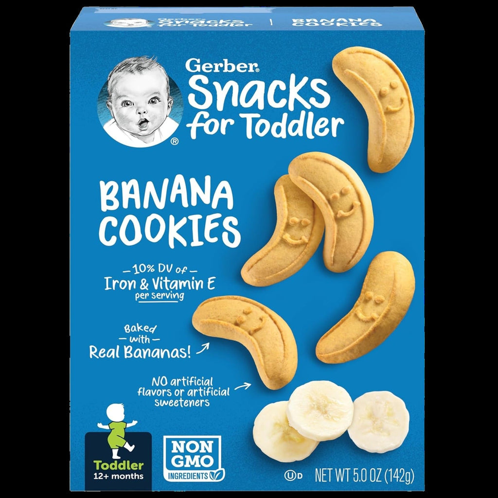 Snacks For Toddlers - Banana Cookies