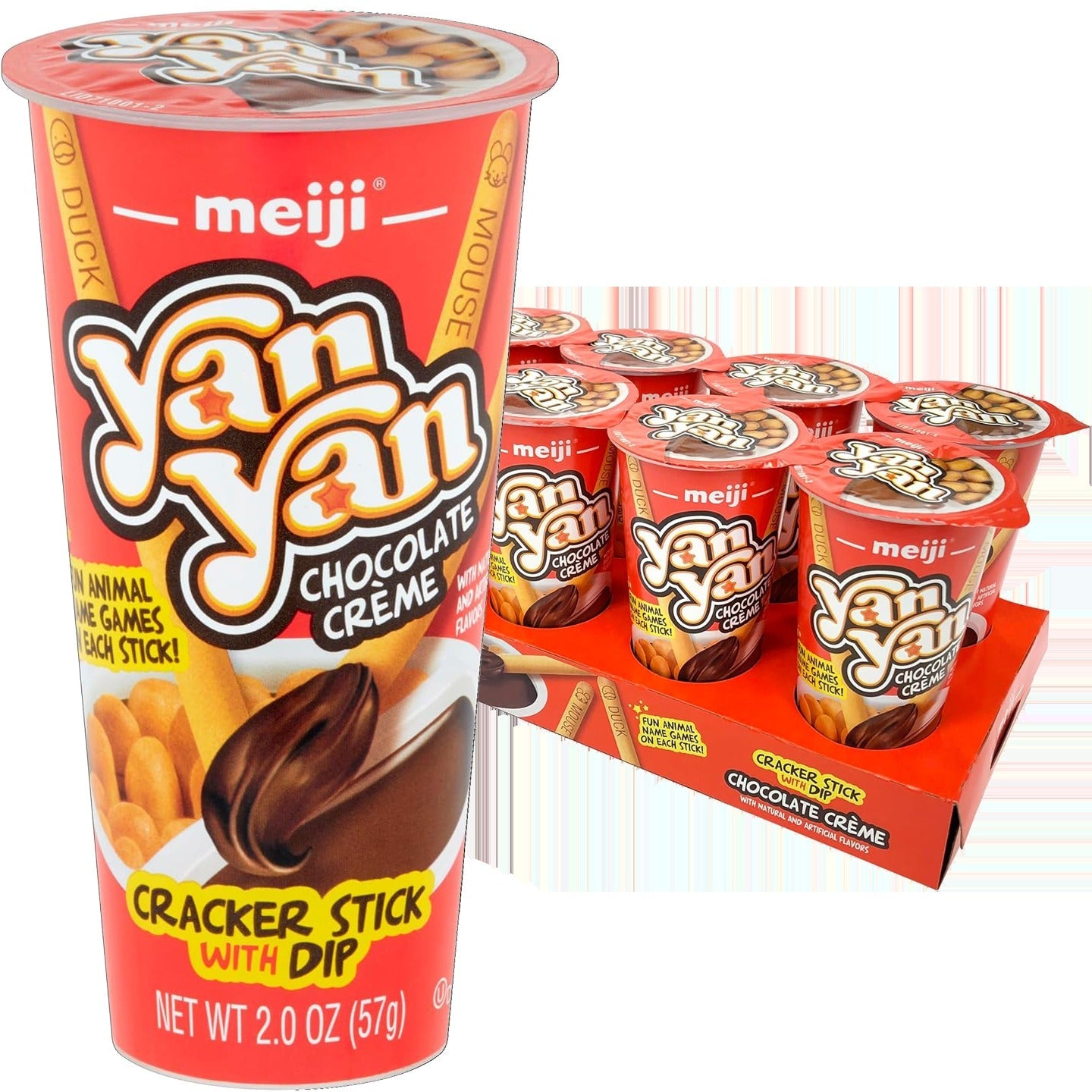 Yan Yan Chocolate Cream Stick (10 Pack)