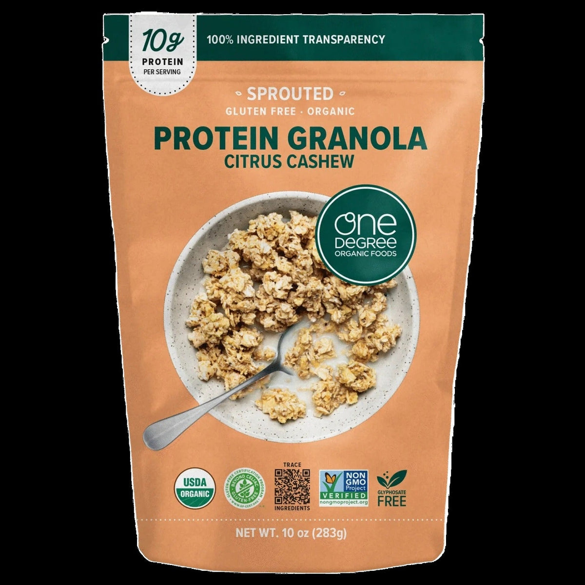 Organic Protein Citrus Cashew Granola