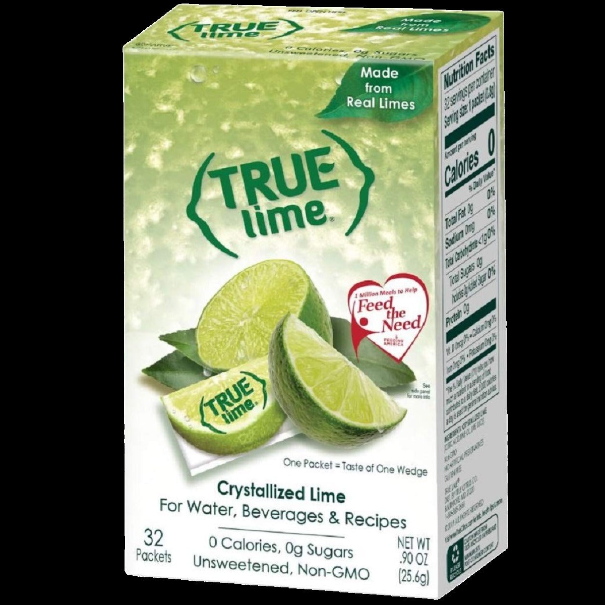 True Lime Crystalized Lime Powdered Drink Mix (32 CT)