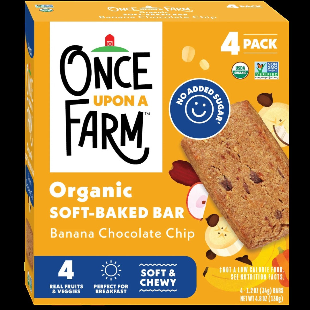 Baked Banana Chocolate Chip Bars (4 CT)