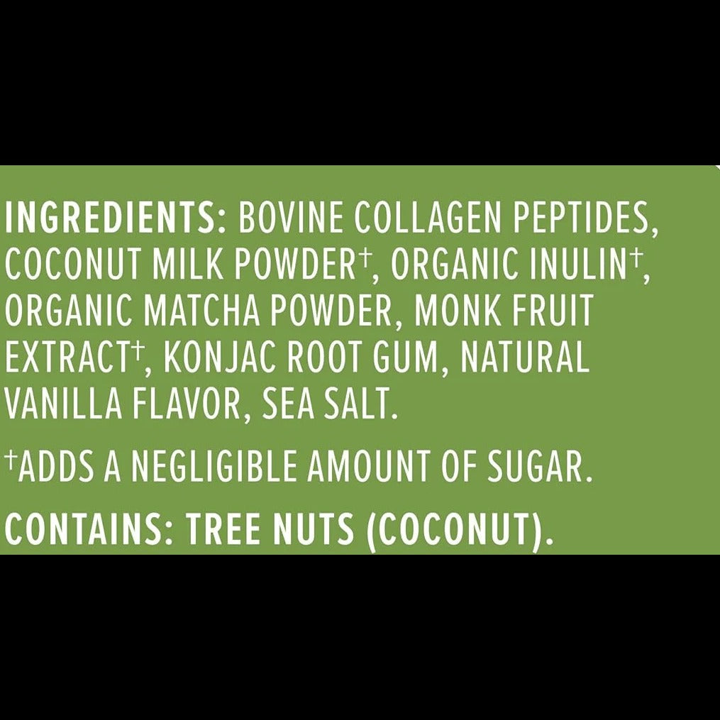 Matcha Collagen Keto Latte Drink Mix