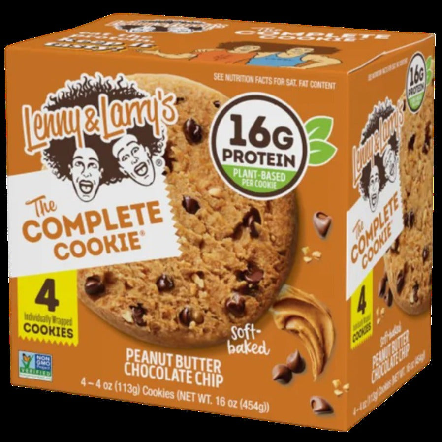 Peanut Butter Chocolate Chip Complete Vegan Cookies (4CT)