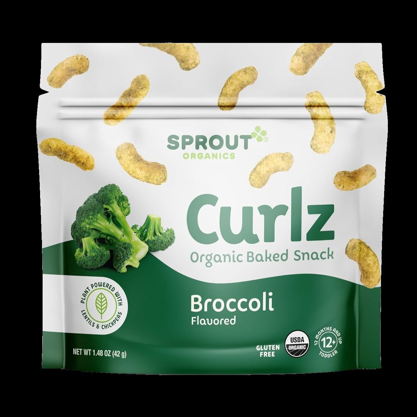 Curlz Toddler Snack Broccoli (6 Pack)