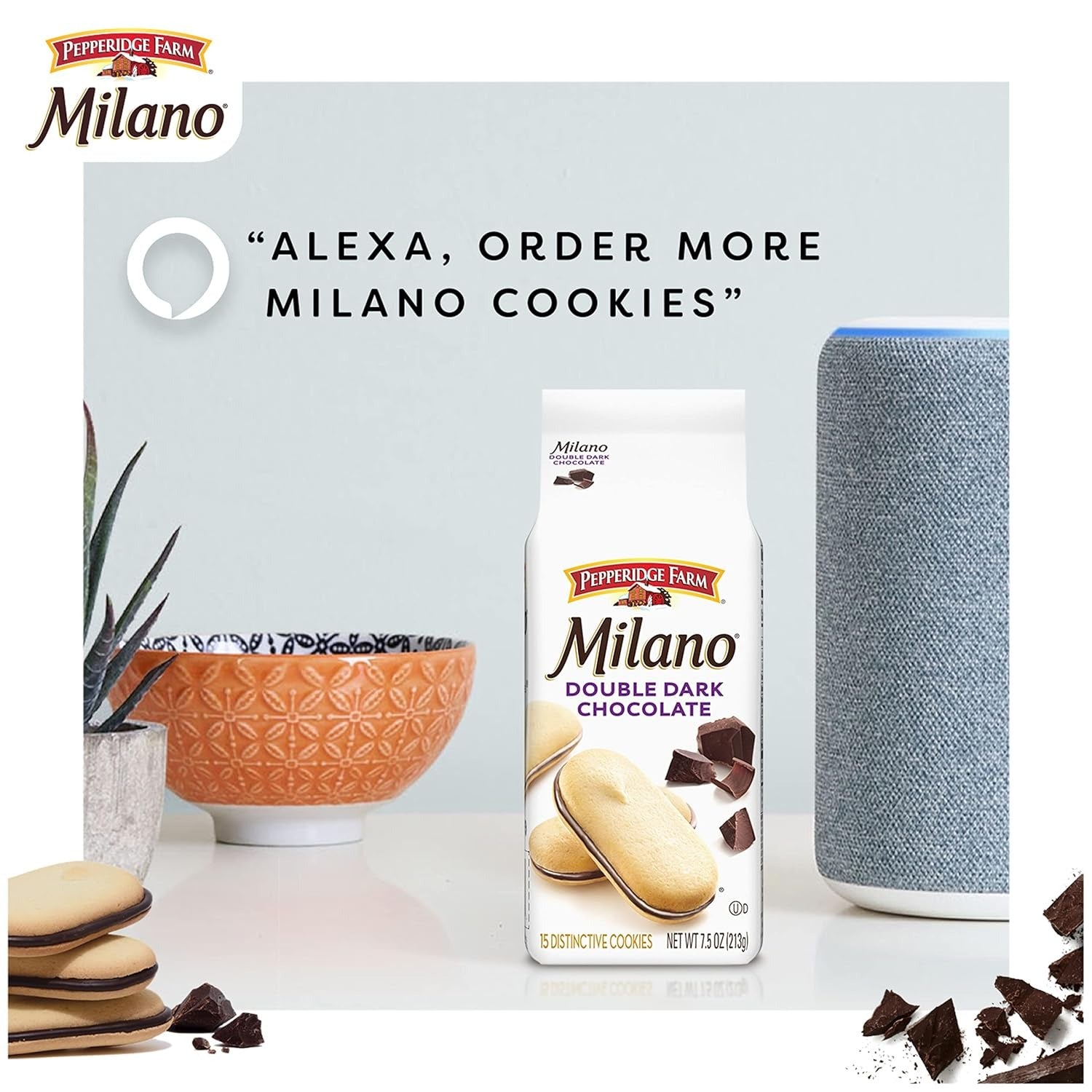 Milano Double Dark Chocolate Cookies