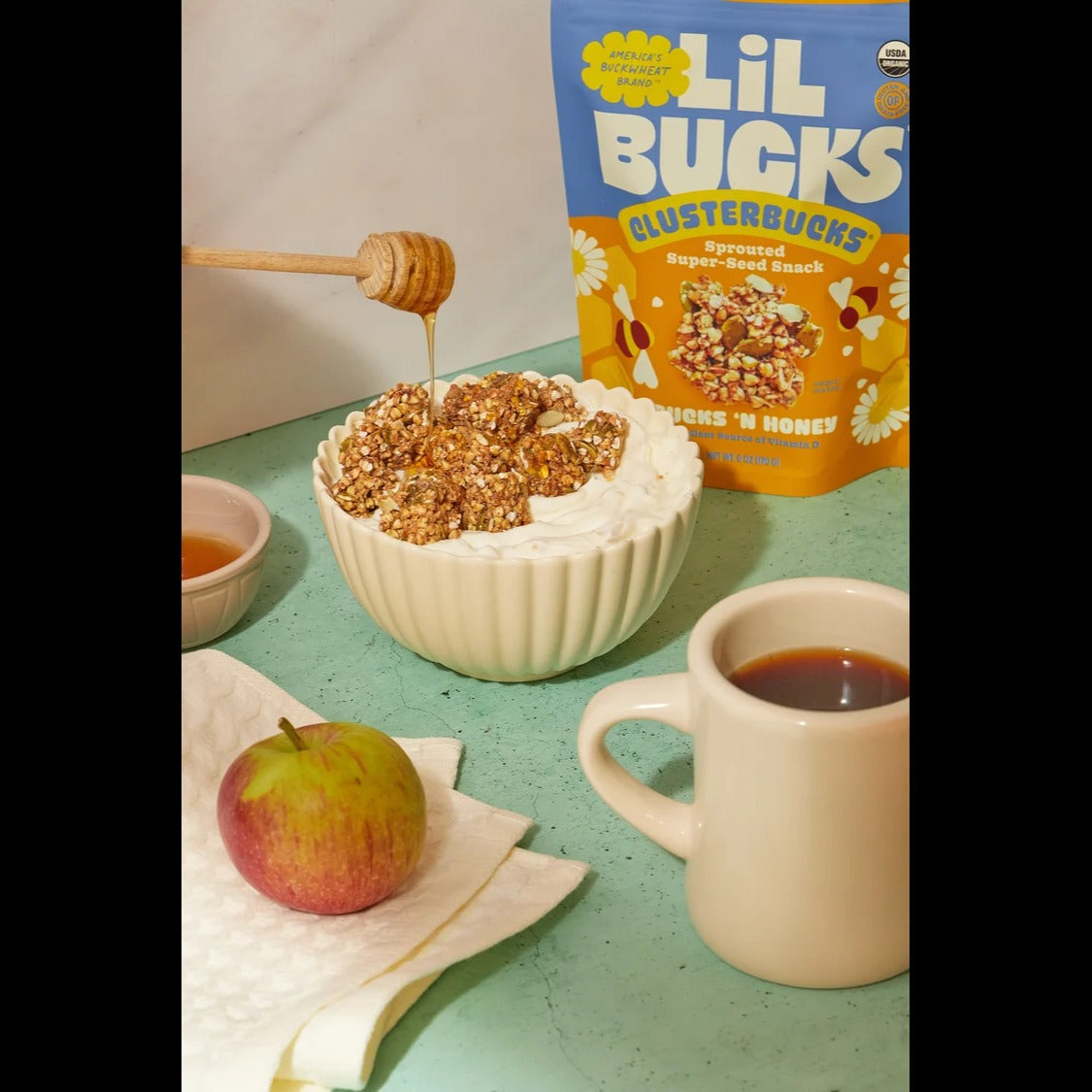 Bucks 'N Honey Clusterbucks Granola